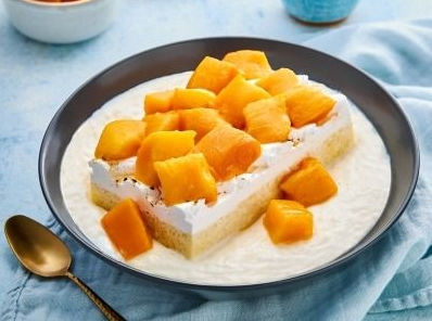 Qashtota Rice with milk + mango butter pieces
